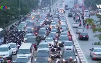 Ùn tắc tại các cửa ngõ Hà Nội trước kỳ nghỉ Tết Dương lịch