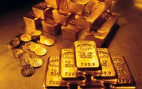 Giá vàng thế giới giảm mạnh xuống mức thấp nhất trong 5 tháng qua