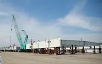 Đẩy nhanh tiến độ thi công cầu Vàm Cống