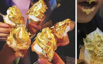 Thử món kem dát vàng "gây bão" ngay tại TP.HCM