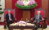 Tổng Bí thư tiếp Trưởng Ban Tuyên huấn Trung ương Lào