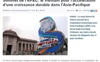 Báo chí nước ngoài đưa tin về APEC 2017
