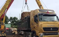 Phú Yên tạm giữ 3 xe chở đá nặng cả trăm tấn