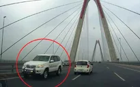 Xử lý xe chạy ngược chiều trên cầu Nhật Tân