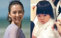 Chương Tử Di khoe ảnh con gái cắt tóc