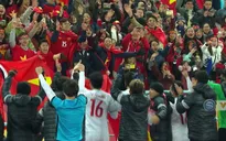 VIDEO: Các cầu thủ U23 Việt Nam tri ân khán giả đến cổ vũ tại Trung Quốc