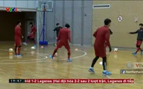 VIDEO: U23 Việt Nam tập luyện trong nhà thi đấu môn cầu lông và bóng bàn trước trận chung kết gặp U23 Uzbekistan