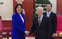 Tổng Bí thư Nguyễn Phú Trọng tiếp Đại sứ Cuba