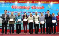 Gần 8 tỷ đồng hỗ trợ an sinh xã hội cho nhân dân tỉnh Quảng Ngãi