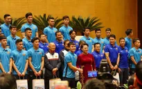 Chủ tịch Quốc hội gặp mặt U23 Việt Nam tại phòng họp Diên Hồng