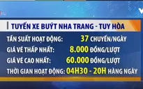 Mở tuyến xe bus Nha Trang - Tuy Hòa