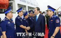 Chủ tịch nước thăm, chúc Tết cán bộ, chiến sĩ Cảnh sát biển