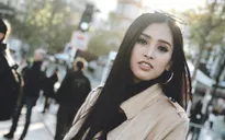 Hoa hậu Trần Tiểu Vy đến Paris sắp dự sự kiện cùng David Beckham
