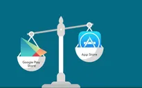 Người dùng iOS "hào phóng" gần gấp đôi so với Android