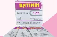 Đình chỉ lưu hành Bột pha hỗn dịch uống Batimin 125