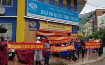 Hàng trăm người dân tập trung đòi nhà tại dự án nhà ở xã hội Hoàng Quân