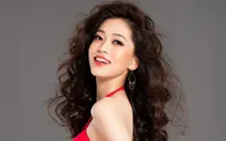 Á hậu Phương Nga khác lạ với mái tóc xoăn cá tính