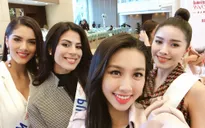 Chào khán giả bằng 6 thứ tiếng, Thùy Tiên gây bất ngờ tại Hoa hậu Quốc tế 2018