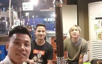 Văn Thanh, Đức Lương hội ngộ Tuấn Anh khi chữa trị chấn thương tại Hàn Quốc