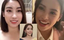 Hoa hậu Đỗ Mỹ Linh, Tiểu Vy tự quay clip chúc Phương Nga trước đêm Chung kết