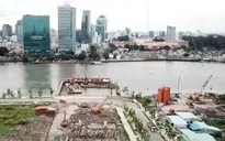 Chậm bàn giao mặt bằng, cầu Thủ Thiêm 2 tiếp tục chậm tiến độ