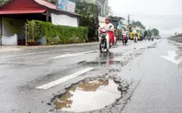 Quốc lộ 1 qua Phú Yên hư hỏng nghiêm trọng