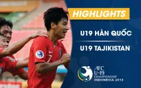 VIDEO: Tổng hợp diễn biến U19 Hàn Quốc 1-0 U19 Tajikistan (Tứ kết VCK U19 châu Á 2018)