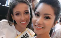Đại diện Việt Nam rạng ngời bên dàn thí sinh Hoa hậu Quý bà 2018