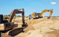 Kiểm tra khai thác cát trên sông Ba phát hiện nhiều sai phạm