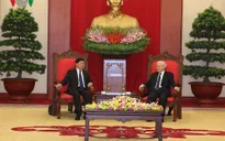 Tổng Bí thư Nguyễn Phú Trọng tiếp đoàn đại biểu cấp cao Đảng, Nhà nước Lào
