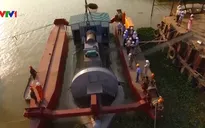 Siêu máy bơm chống ngập đường Nguyễn Hữu Cảnh hoạt động trở lại