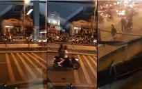 TP.HCM: Hai nhóm thanh niên hỗn chiến trên cầu Nhị Thiên Đường