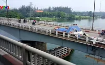 Cấm phương tiện lưu thông qua cầu Bến Lức cũ