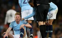 Man City lại nín thở, cầu chúc cho De Bruyne
