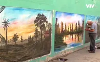 Người họa sĩ già và những bức tranh đặc biệt trong trại tị nạn ở Lebanon