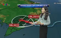 Bão số 9 áp sát Bà Rịa - Vũng Tàu, gây mưa xối xả ở Bến Tre, Tiền Giang