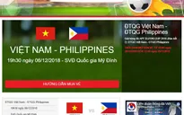 Hướng dẫn cách mua vé bóng đá trực tuyến xem ĐT Việt Nam thi đấu bán kết AFF Cup 2018
