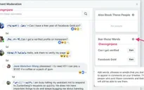 Facebook sắp ra mắt tính năng mới có thể chặn cụm từ bị cấm