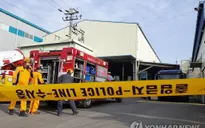 Rò rỉ khí độc tại nhà máy ở Hàn Quốc, ít nhất 4 công nhân hôn mê
