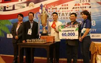Kỳ thủ Trần Tuấn Minh vô địch giải cờ vua Pattaya