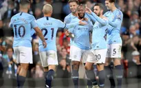"Hủy diệt" Southampton tới 6-1, Man City trở lại ngôi đầu Ngoại hạng Anh