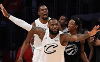 Lebron James hào hứng trước buổi trực tiếp NBA Allstar Draft 2019