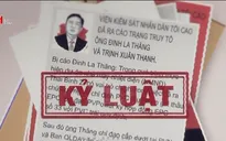 "Dứt khoát không đưa vào quy hoạch những người có biểu hiện suy thoái, tiêu cực"
