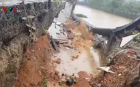 Mưa lớn khiến nhiều khu di tích quốc gia Quảng Trị sạt lở nghiêm trọng