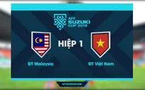 VIDEO HIGHLIGHTS Hiệp 1, ĐT Malaysia 1-2 ĐT Việt Nam: Huy Hùng, Đức Huy lập công