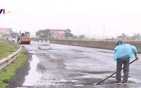 Quốc lộ 1 qua tỉnh Phú Yên hư hỏng nặng