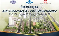 Ngày 23/12/2018, Vinaconex 3 chính thức cho ra mắt dự án Phổ Yên Residence