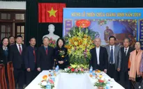 Phó Chủ tịch nước Đặng Thị Ngọc Thịnh thăm, chúc mừng một số cơ sở tôn giáo dịp lễ Giáng sinh 2018