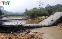 Nguyên nhân gây sập cầu từ thiện đang thi công ở Yên Bái