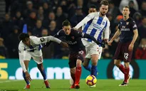 KẾT THÚC, Brighton 1-1 Arsenal: Trận hòa đáng tiếc